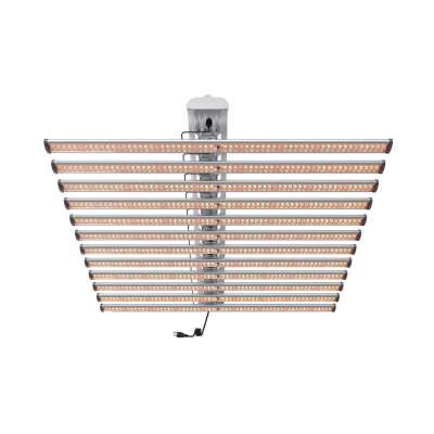 LUX awesome spread 12 bars led grow light with nice dissipates heat with amazing canopy for commercial crop production